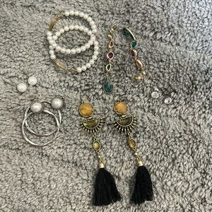 6 Pairs of Earrings- Selling as One